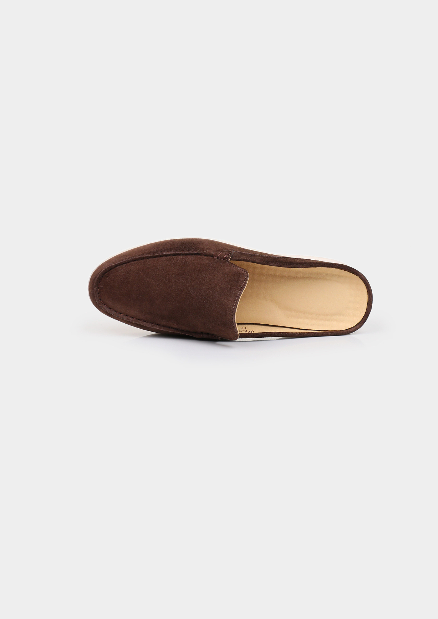 Coffee Marina Suede Slipper | Castielli