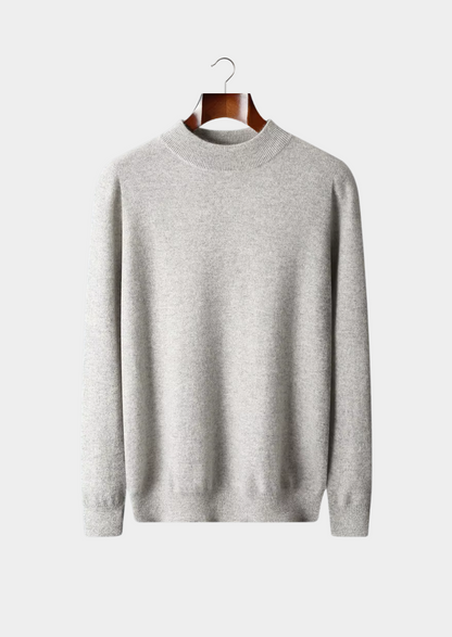 Pure Extra-Fine Merino Wool Classic Mockneck | Castielli