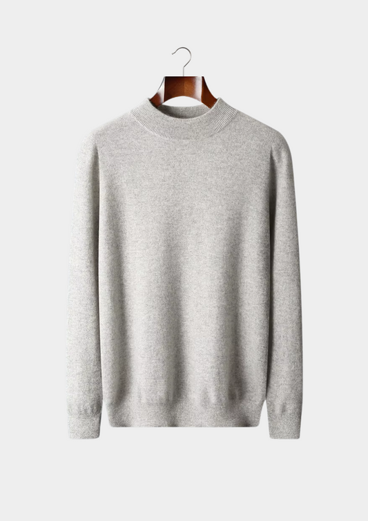 Pure Extra-Fine Merino Wool Classic Mockneck | Castielli