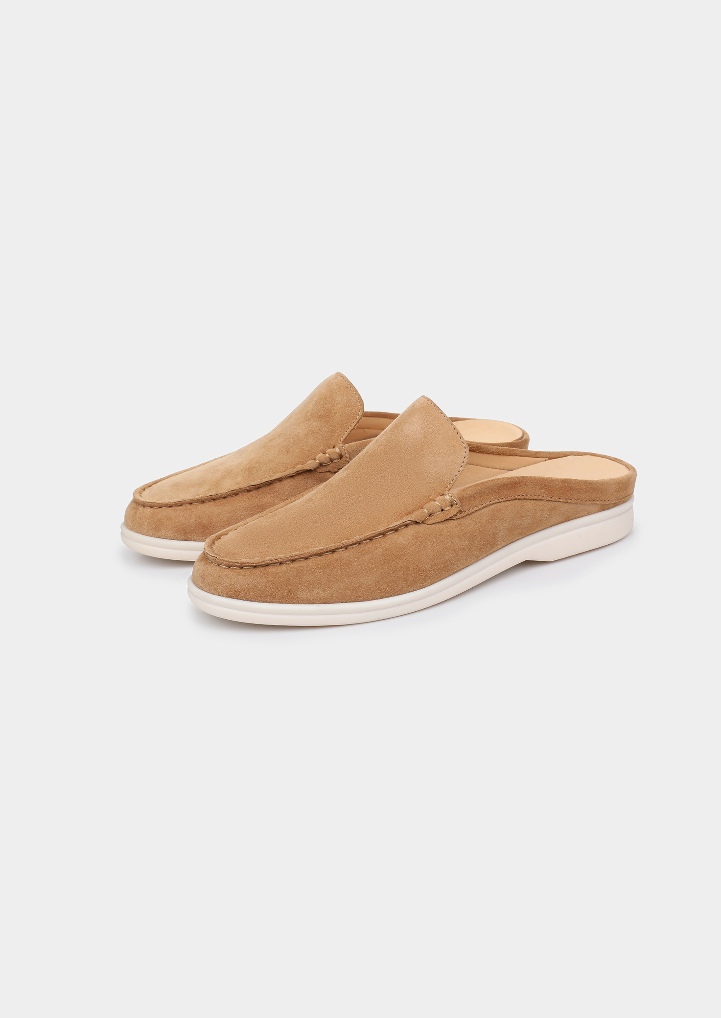 Caramel Marina Suede Slipper | Castielli