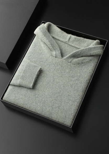 Premium Cashmere Leisure Hoodie | Castielli