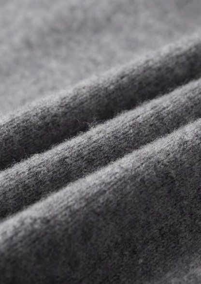 Pure Extra-Fine Merino Wool Two-Tone Zip Cardigan | Castielli