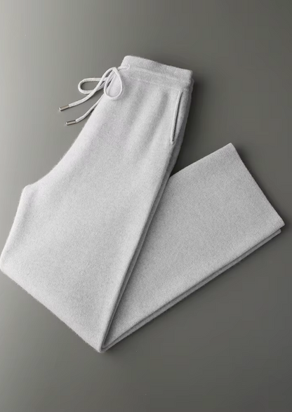 Premium Cashmere Relaxed Trousers | Castielli