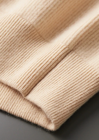 Pure Extra-Fine Merino Wool Ribbed Zip Cardigan | Castielli