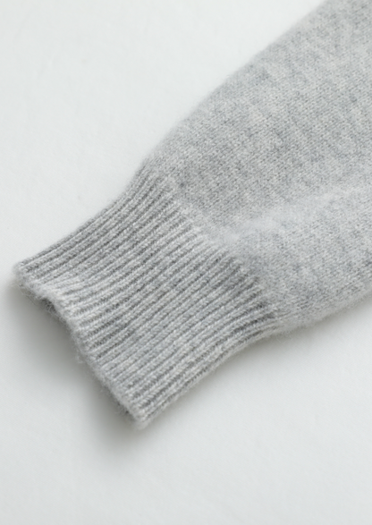 Pure Extra-Fine Merino Wool Light Gray Luzzo Set | Castielli