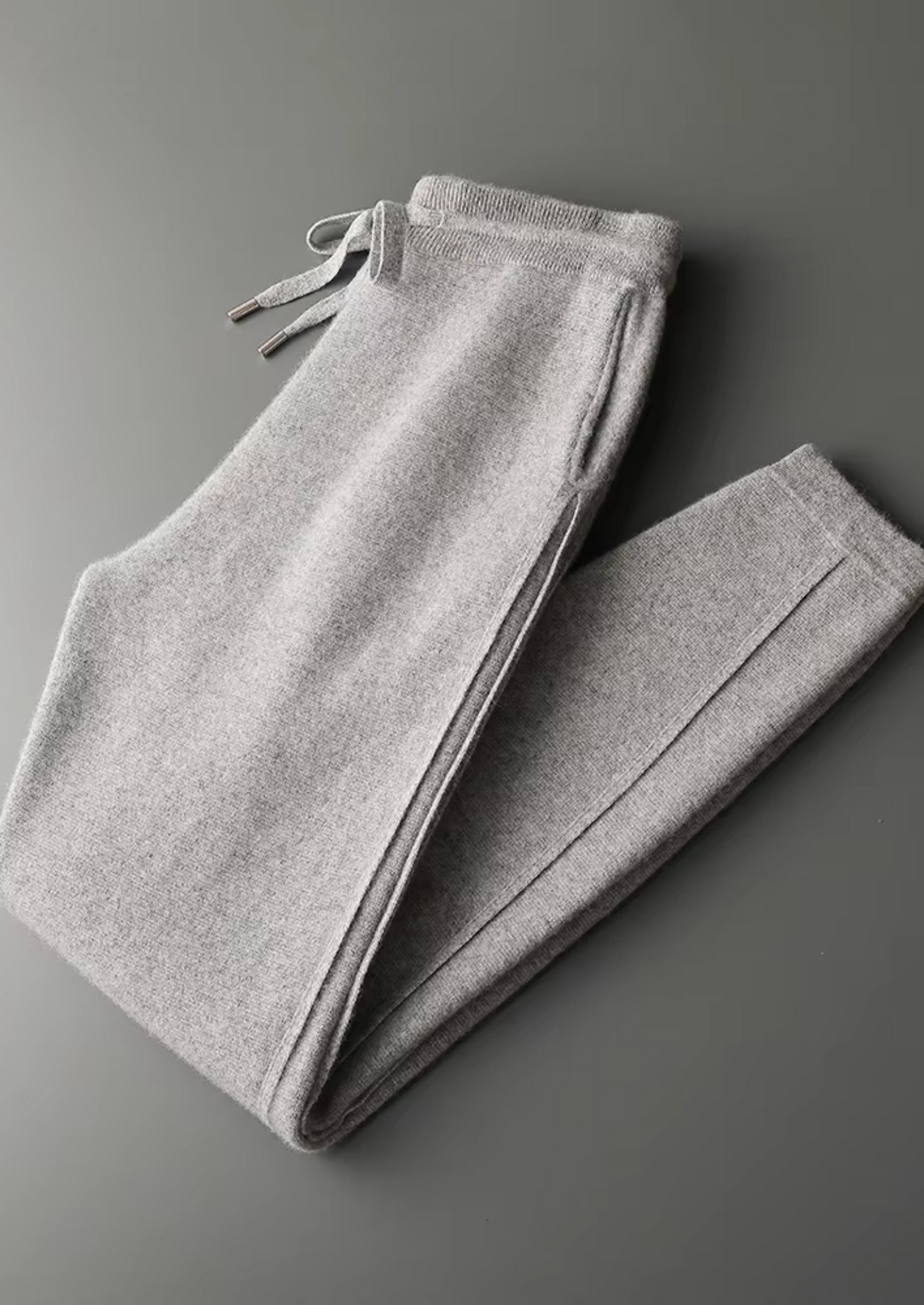 Premium Cashmere Slim Trousers | Castielli