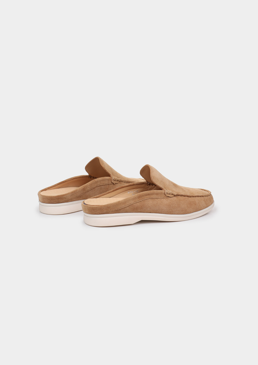 Caramel Marina Suede Slipper | Castielli
