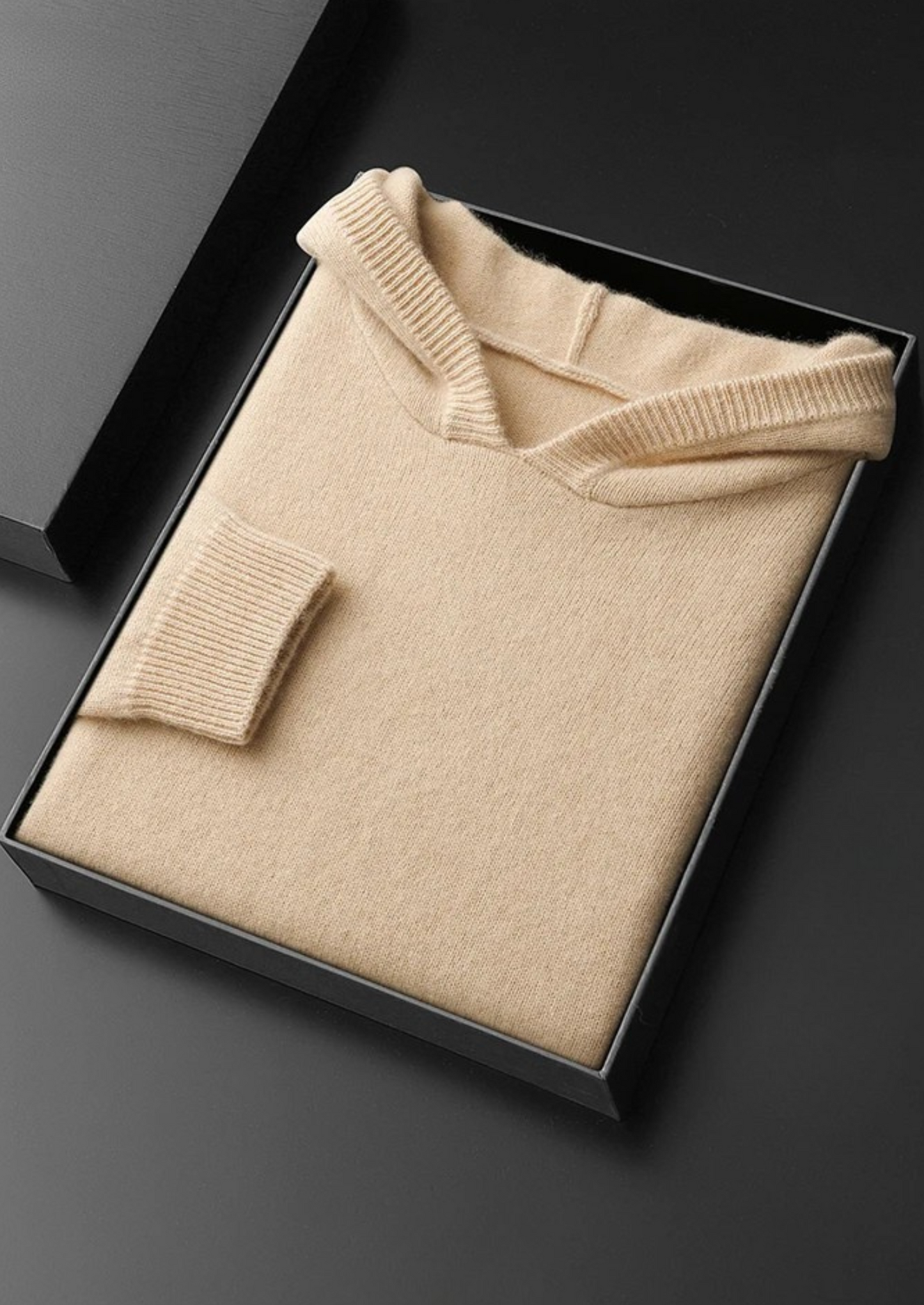 Premium Cashmere Leisure Hoodie | Castielli
