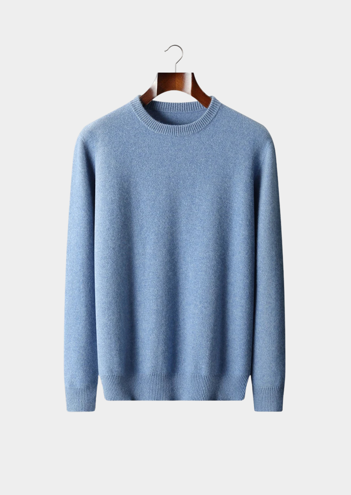 Pure Extra-Fine Merino Wool Classic Crewneck | Castielli