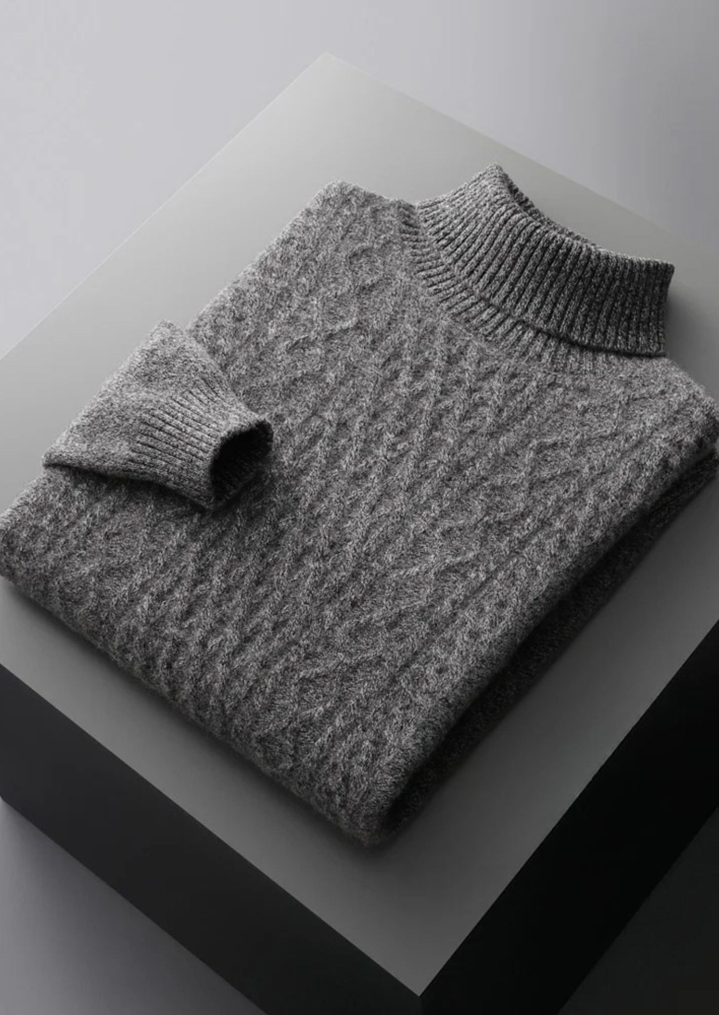 Pure Extra-Fine Merino Wool Wintertime Rollneck | Castielli