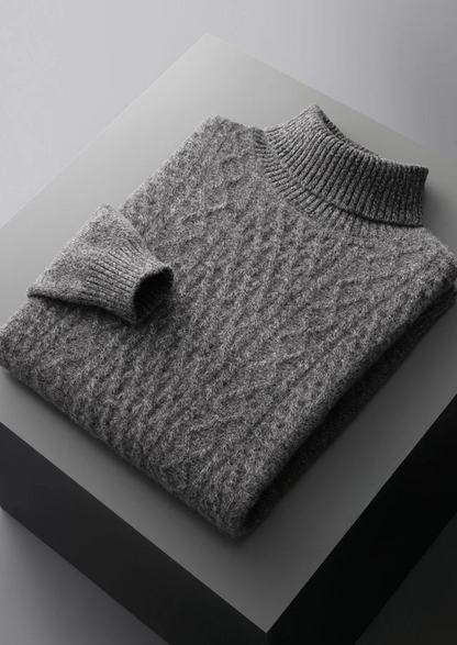 Pure Extra-Fine Merino Wool Wintertime Rollneck | Castielli