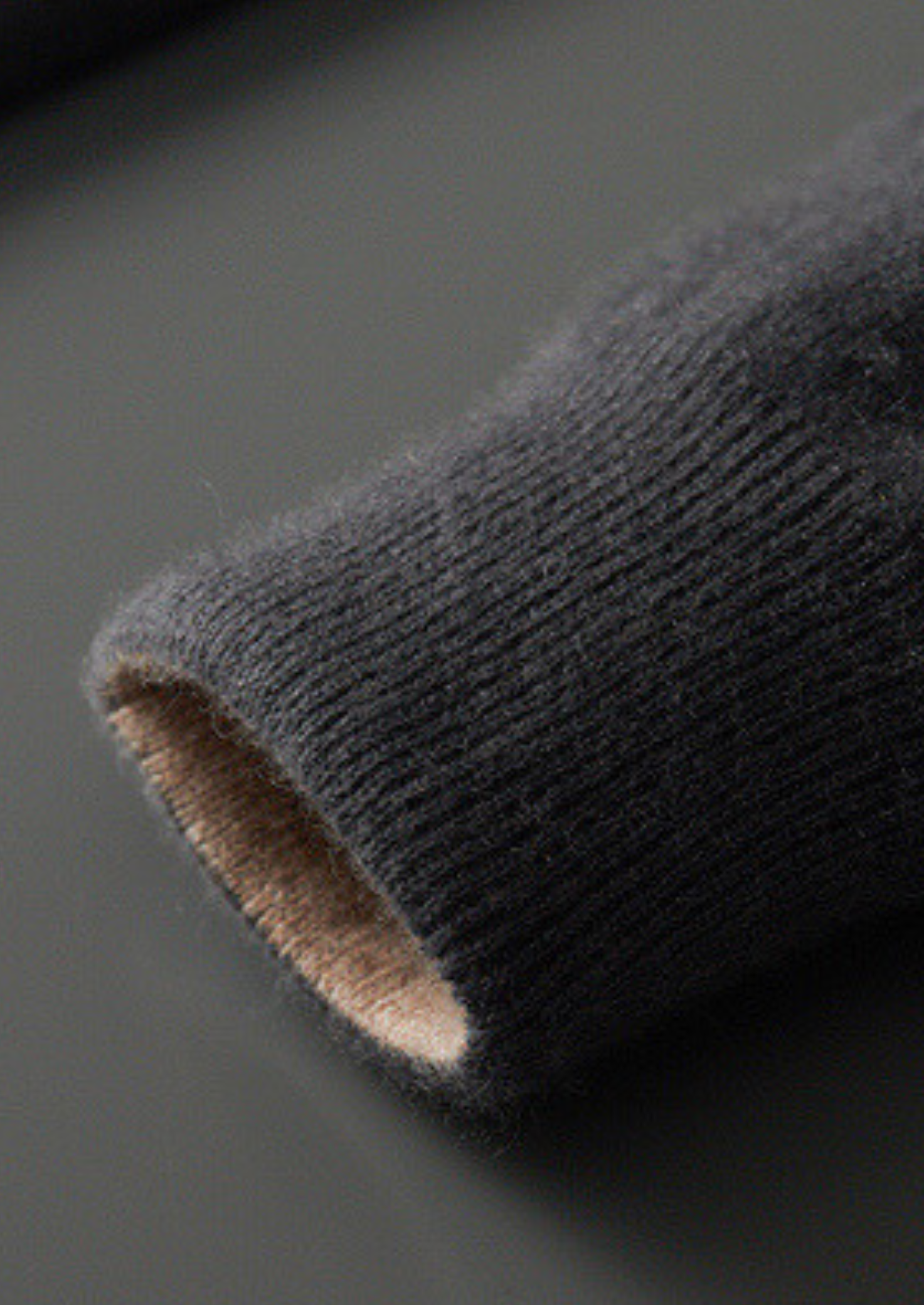 Pure Cashmere Dark Gray Dual Zip Cardigan | Castielli