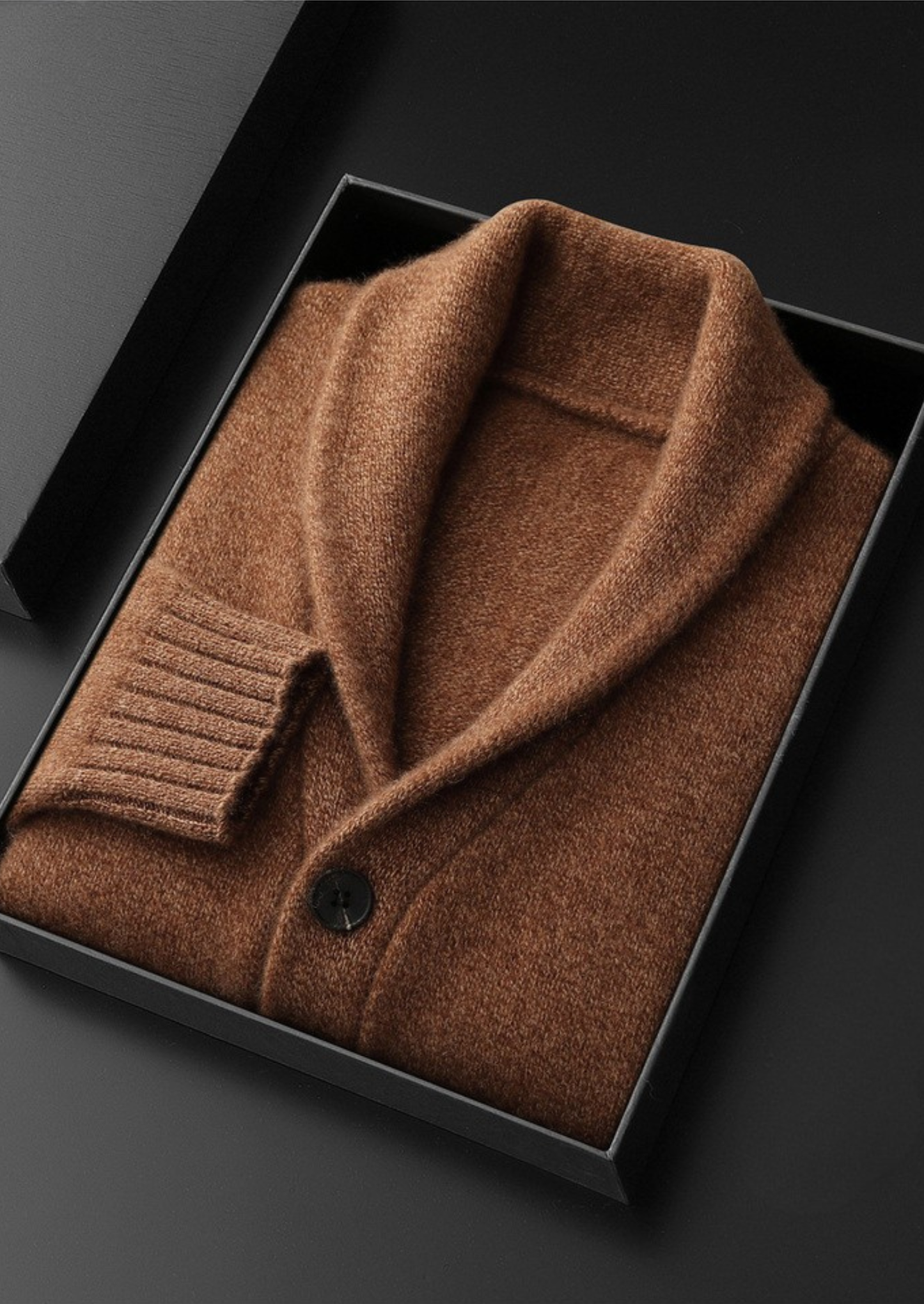Pure Cashmere Shawl Collar Cardigan | Castielli