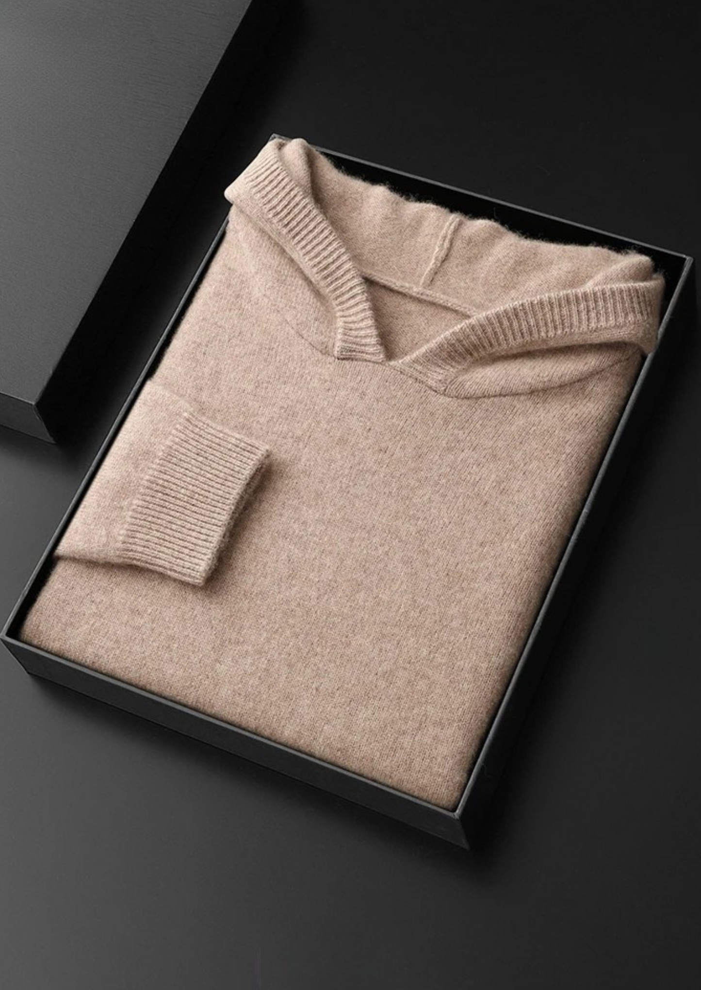 Premium Cashmere Leisure Hoodie | Castielli