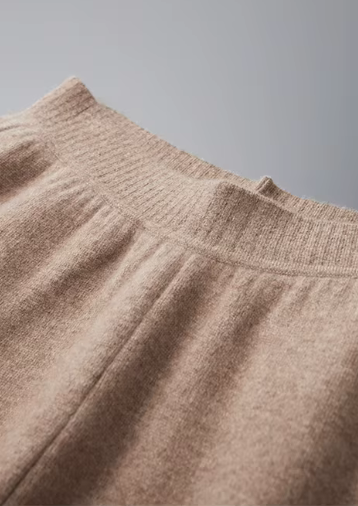 Premium Cashmere Straight Trousers | Castielli