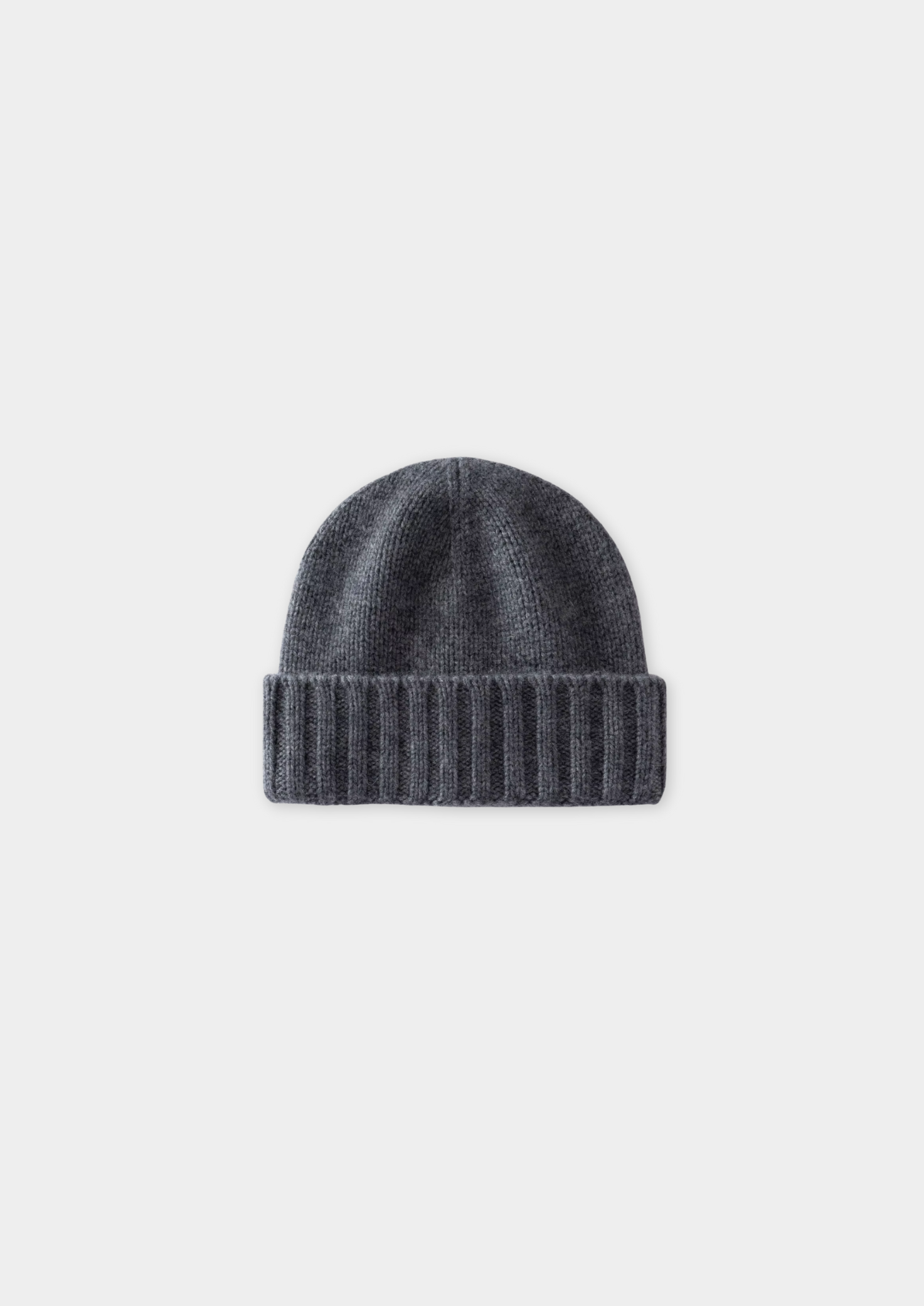 Dark Gray Cashmere Wintertime Beanie | Castielli