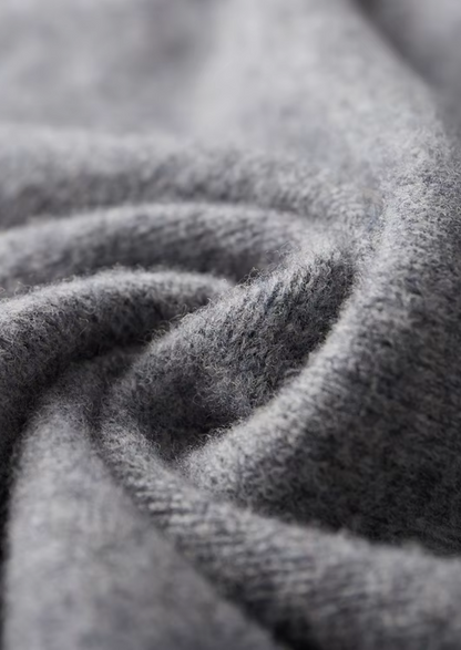 Pure Extra-Fine Merino Wool Two-Tone Zip Cardigan | Castielli