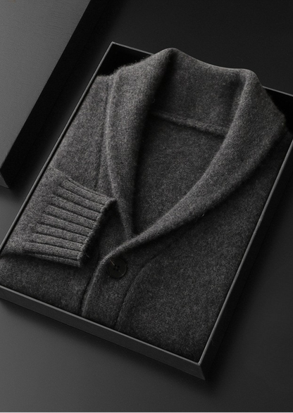 Pure Cashmere Shawl Collar Cardigan | Castielli