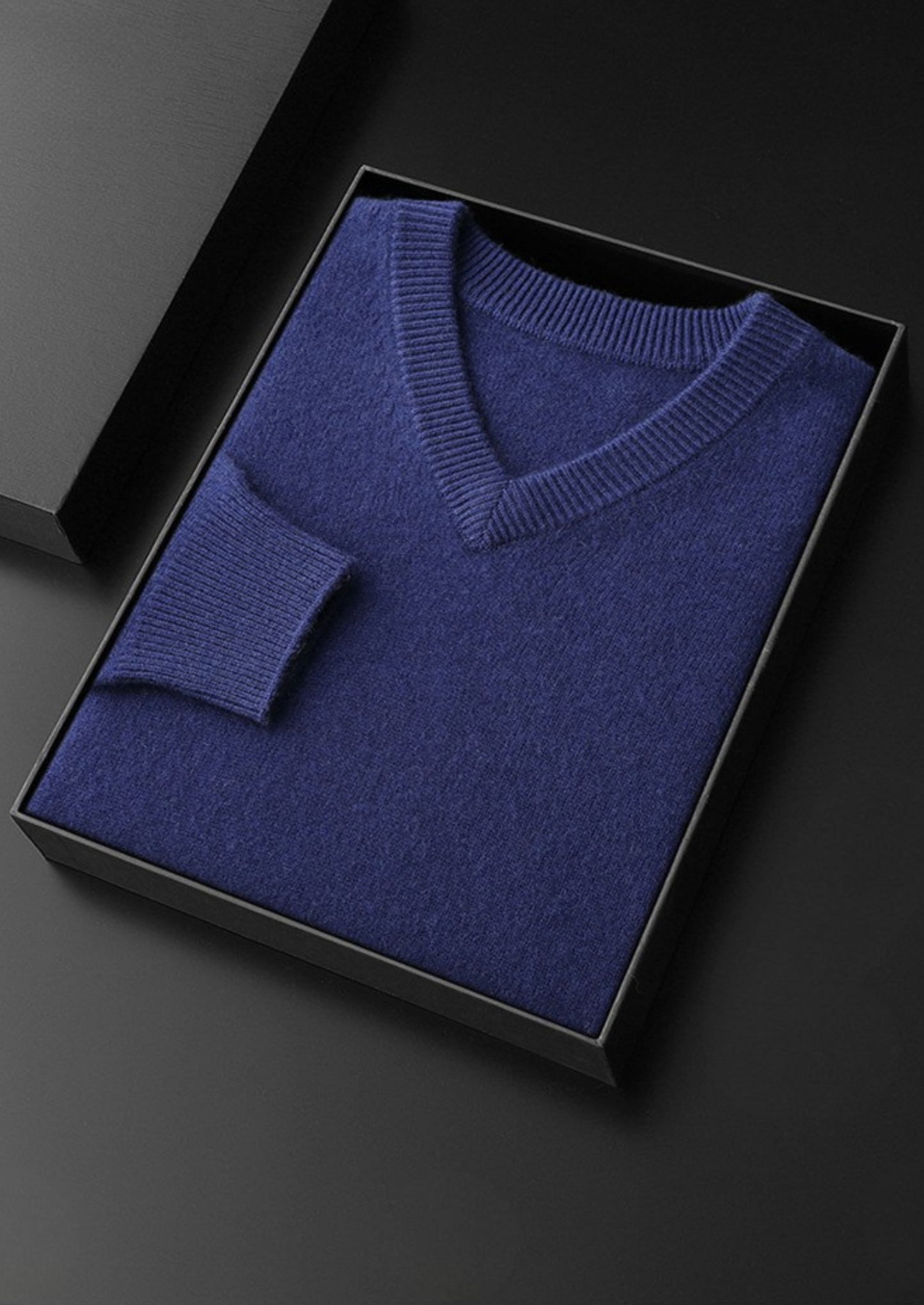 Pure Cashmere Essential V-Neck Sweater | Castielli