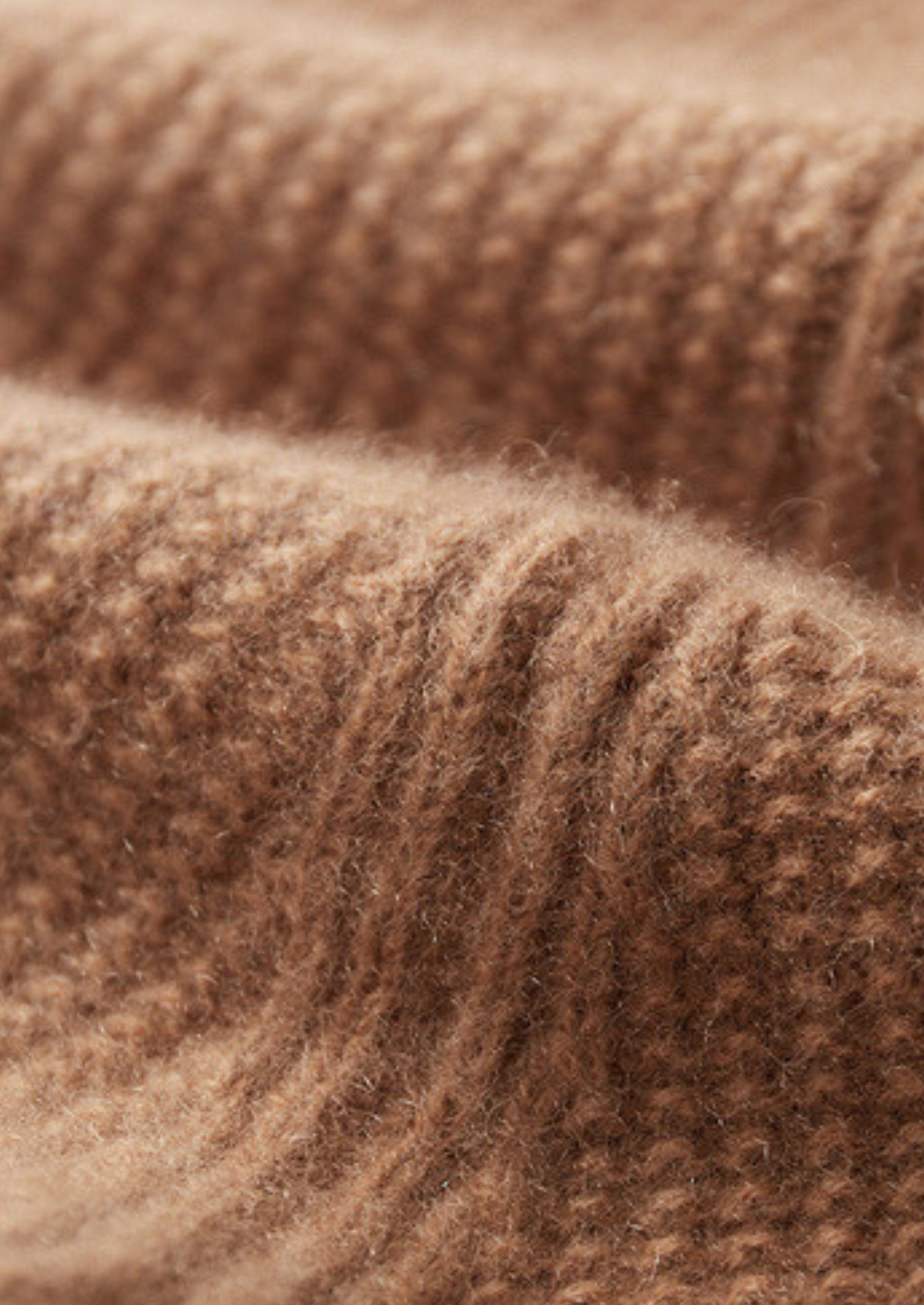 Pure Cashmere Mustard Ribbed Zip Cardigan | Castielli