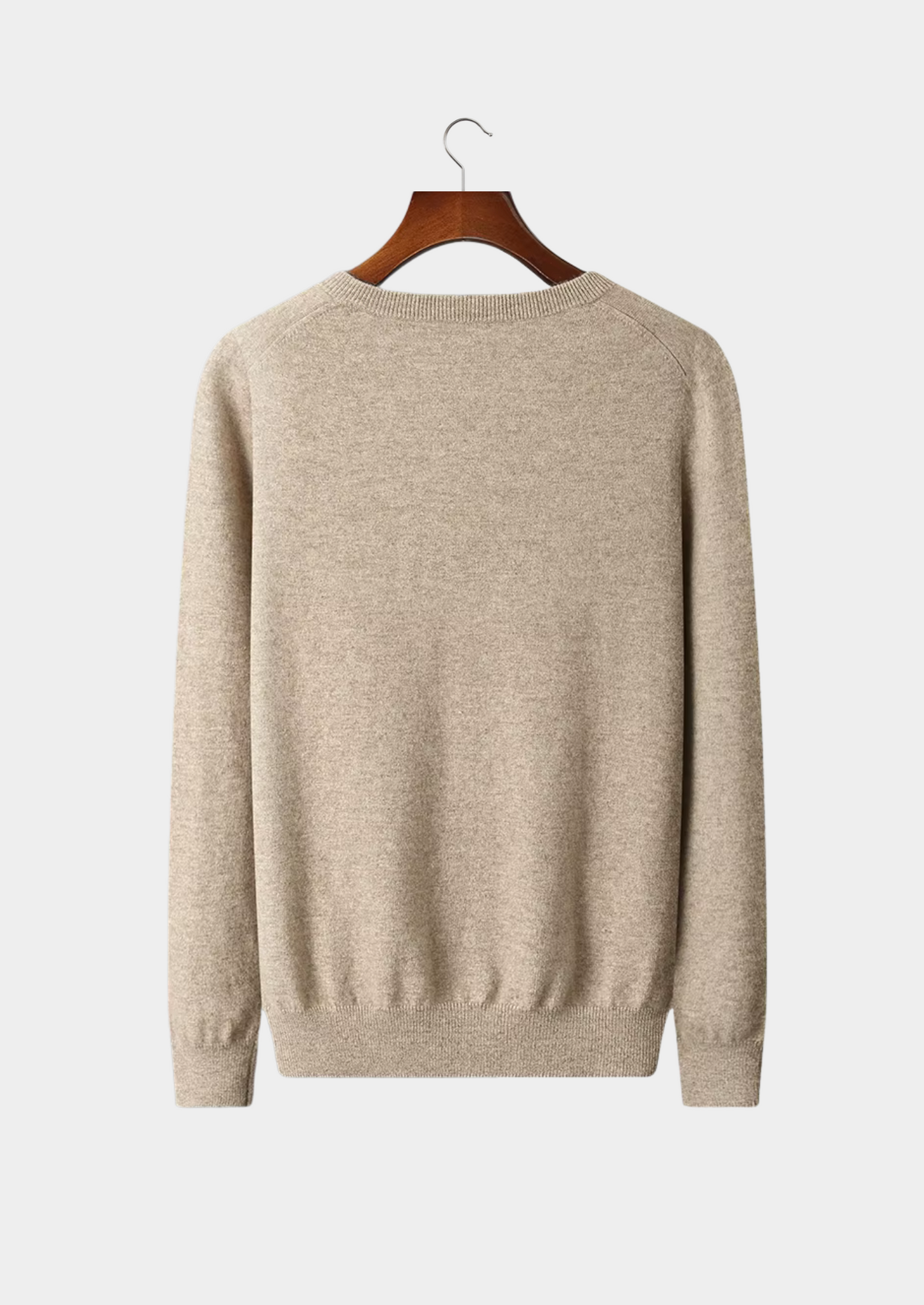 Pure Extra-Fine Merino Wool Classic V-Neck Sweater | Castielli