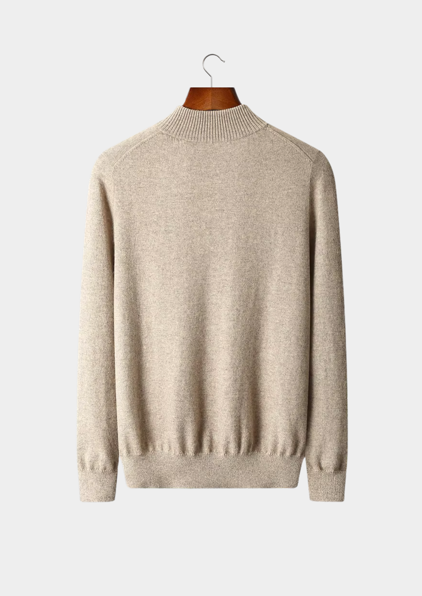 Pure Extra-Fine Merino Wool Half Zip Sweater | Castielli