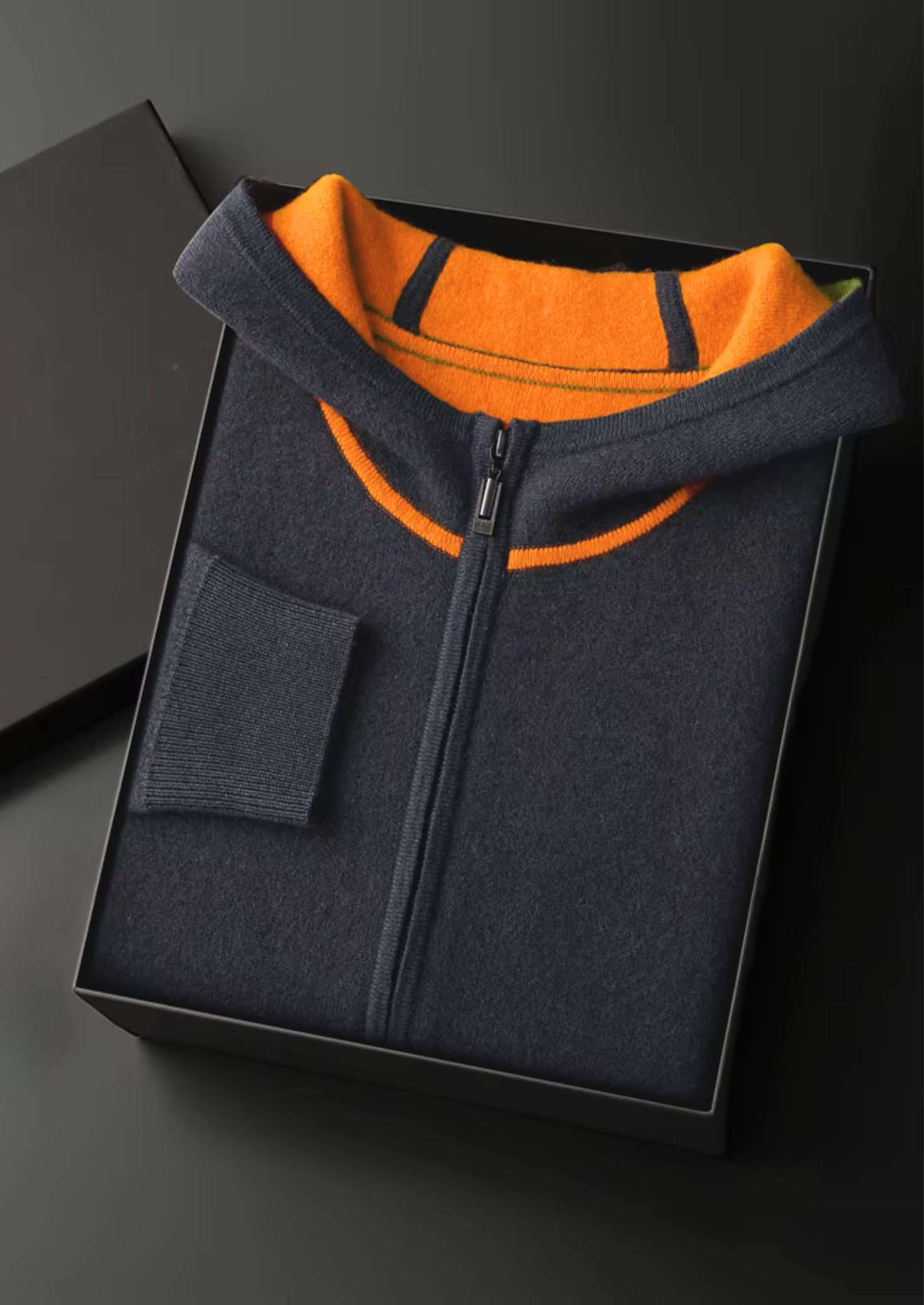 Premium Cashmere Deep Gray Milano Leisure Set | Castielli