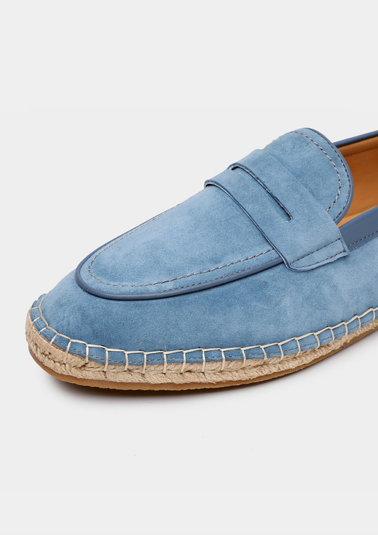 Penny Seaside Espadrilles - Light Blue | Castielli