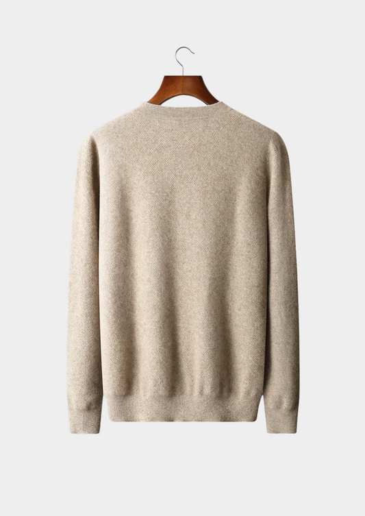 Premium Cashmere Classic Henley Sweater | Castielli