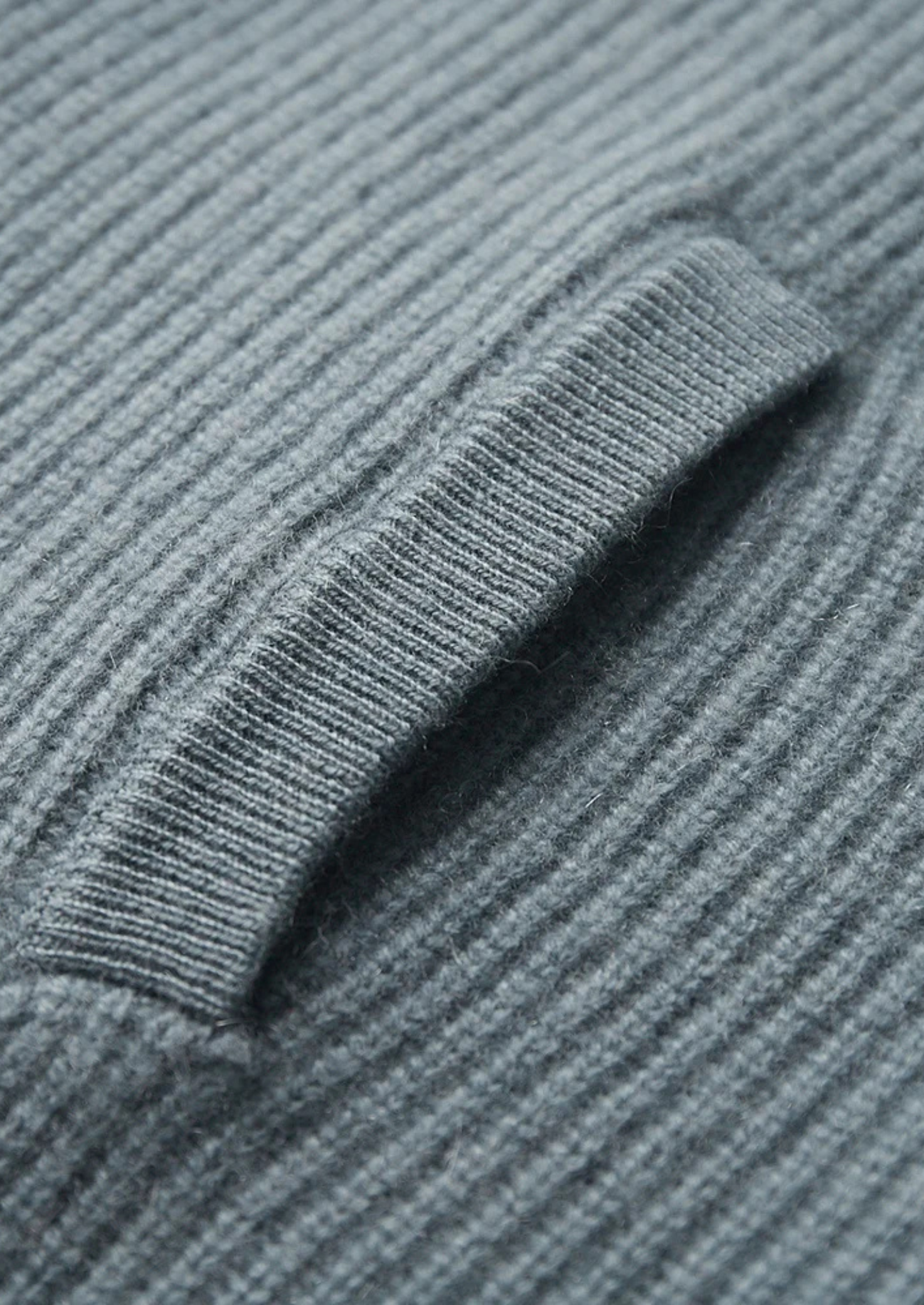 Premium Cashmere Ribbed Cardigan | Castielli