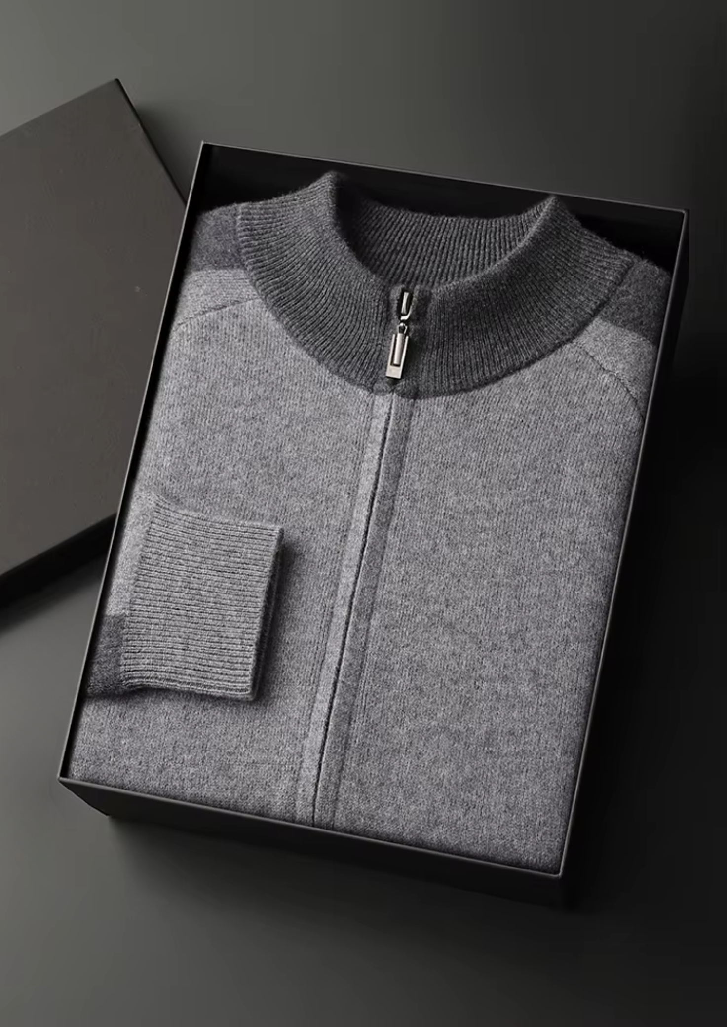 Premium Cashmere Dark Gray Torino Leisure Set | Castielli