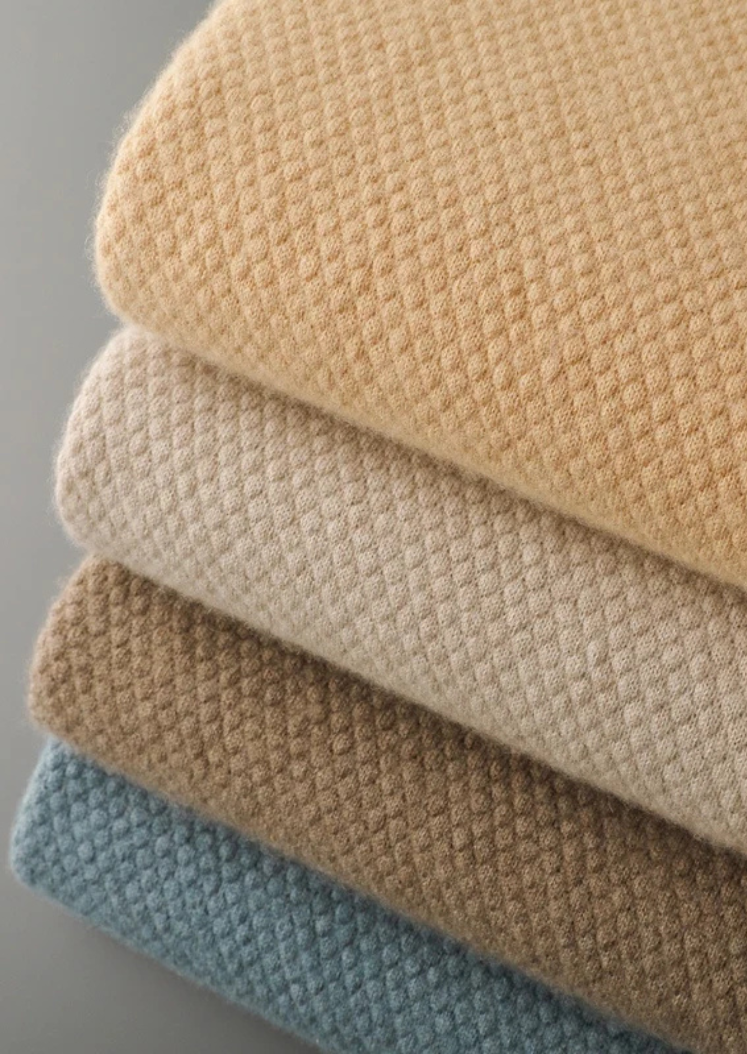Premium Cashmere Mustard Two-Tone Polo | Castielli