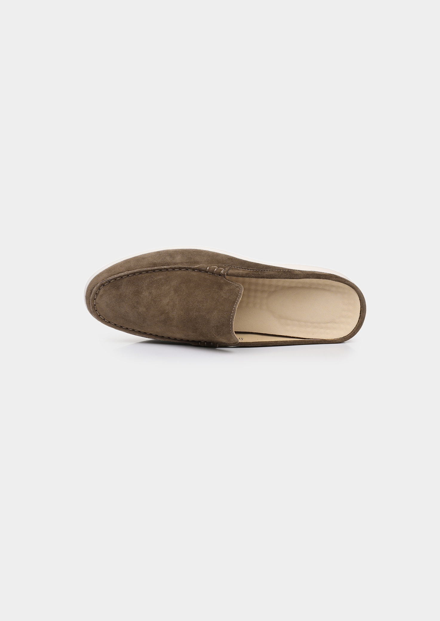 Olive Marina Suede Slipper | Castielli