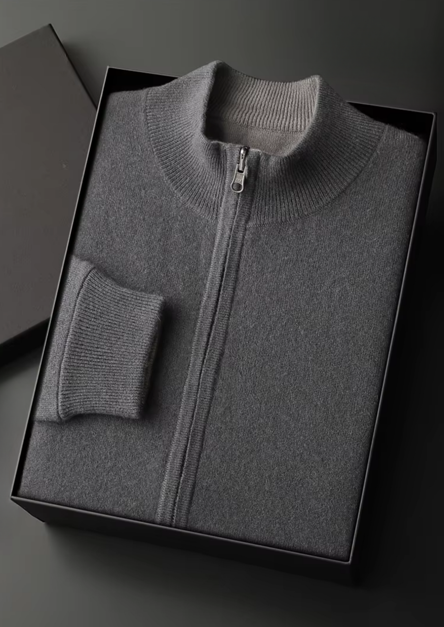 Pure Extra-Fine Merino Wool Zip Cardigan | Castielli