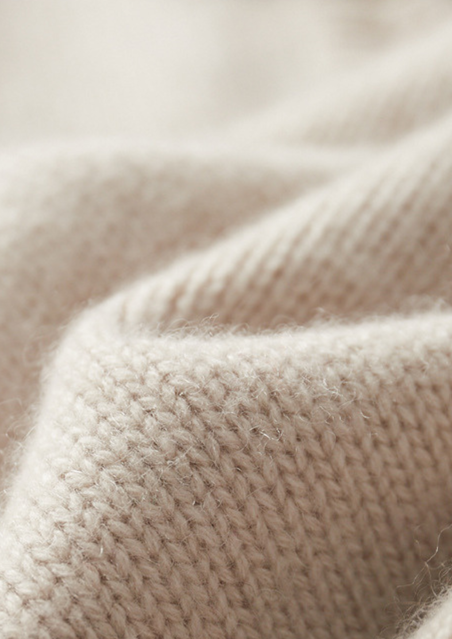 Pure Cashmere Off White Half Zip Sweater | Castielli