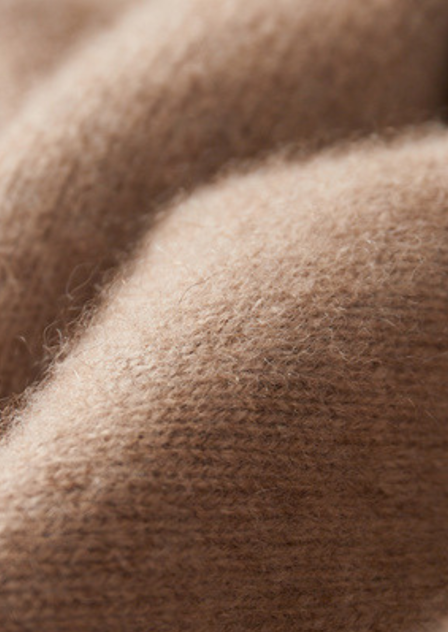 Pure Cashmere Beige Essential Crewneck | Castielli