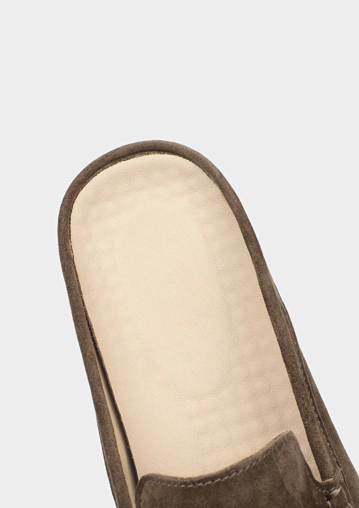 Olive Marina Suede Slipper | Castielli