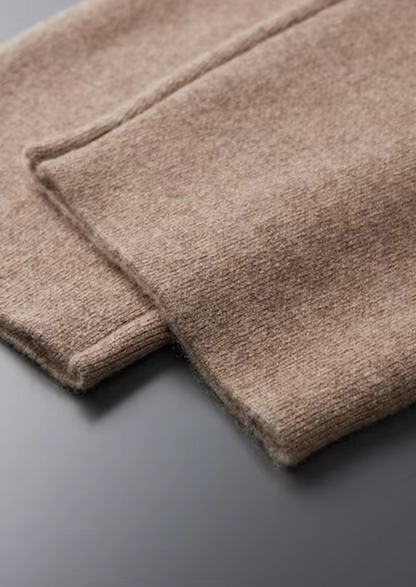 Premium Cashmere Straight Trousers | Castielli