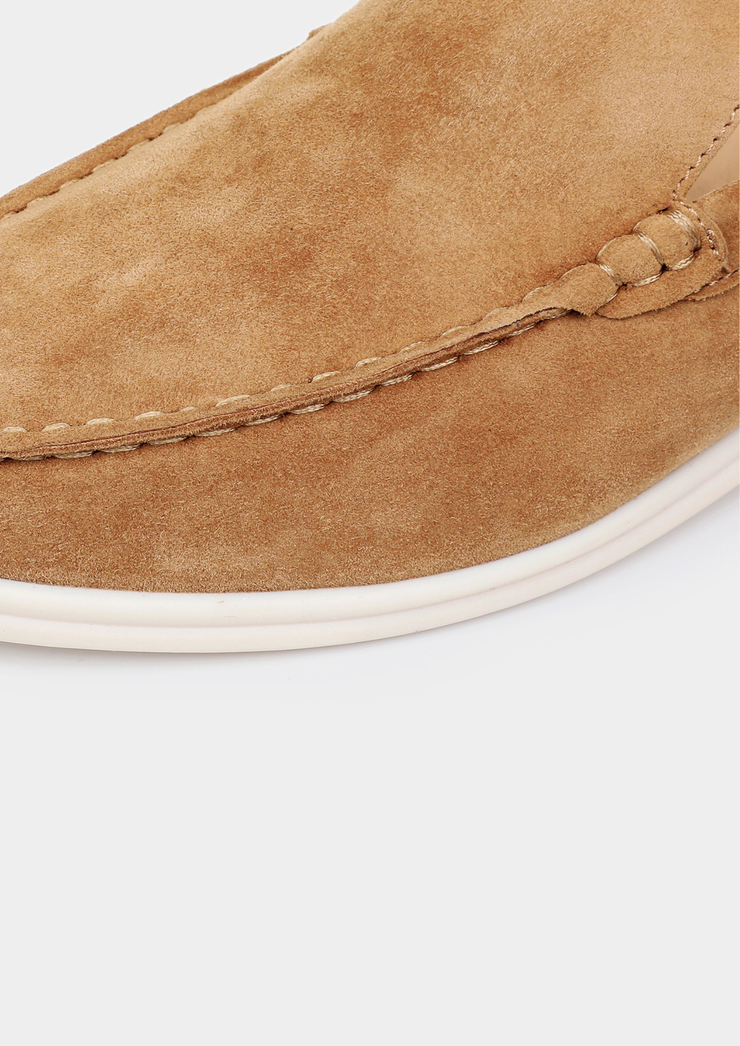 Caramel Marina Suede Slipper | Castielli