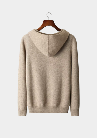 Premium Cashmere Essential Hoodie | Castielli