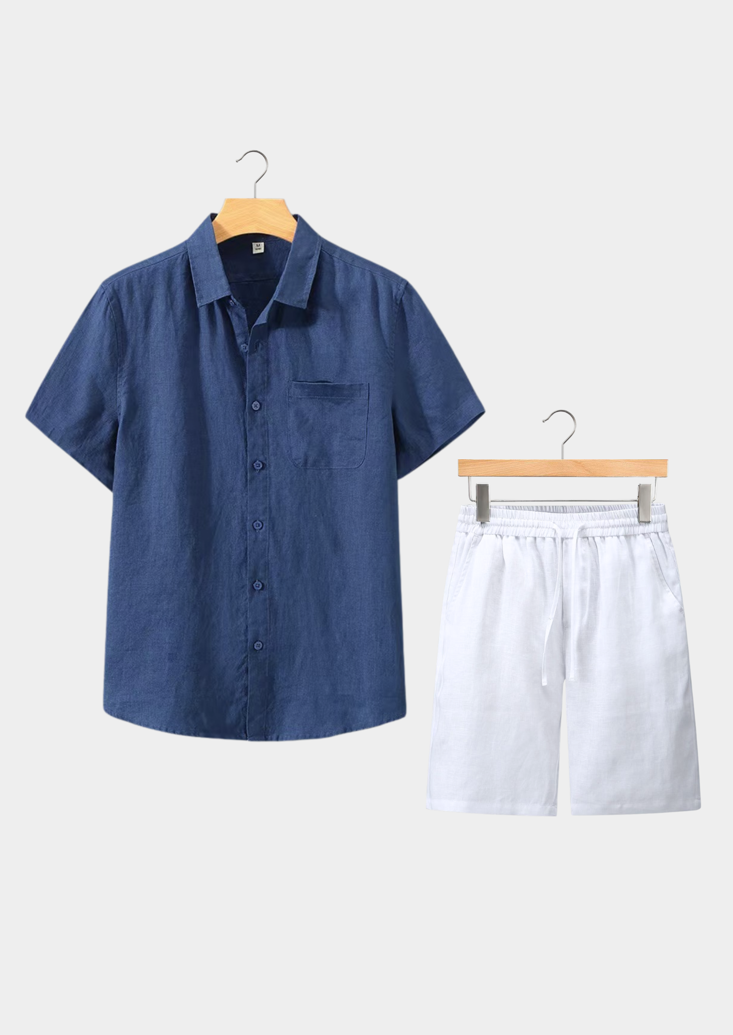 Dolcevita Shortsleeve Summer Set - Navy/white | Castielli