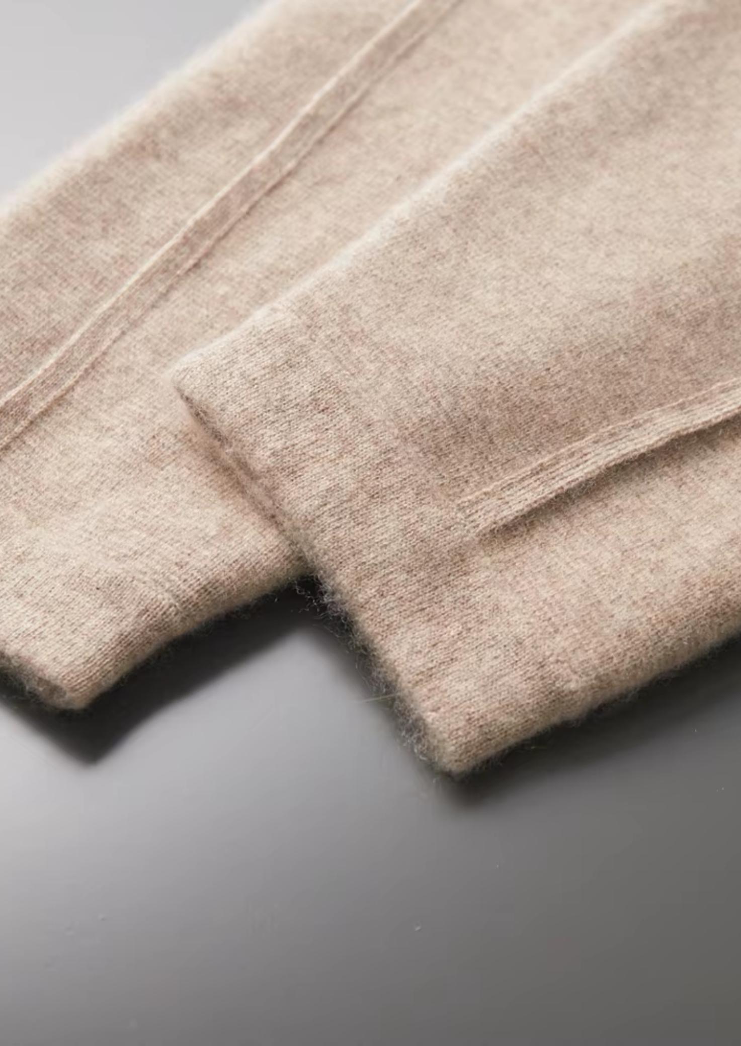 Premium Cashmere Slim Trousers | Castielli