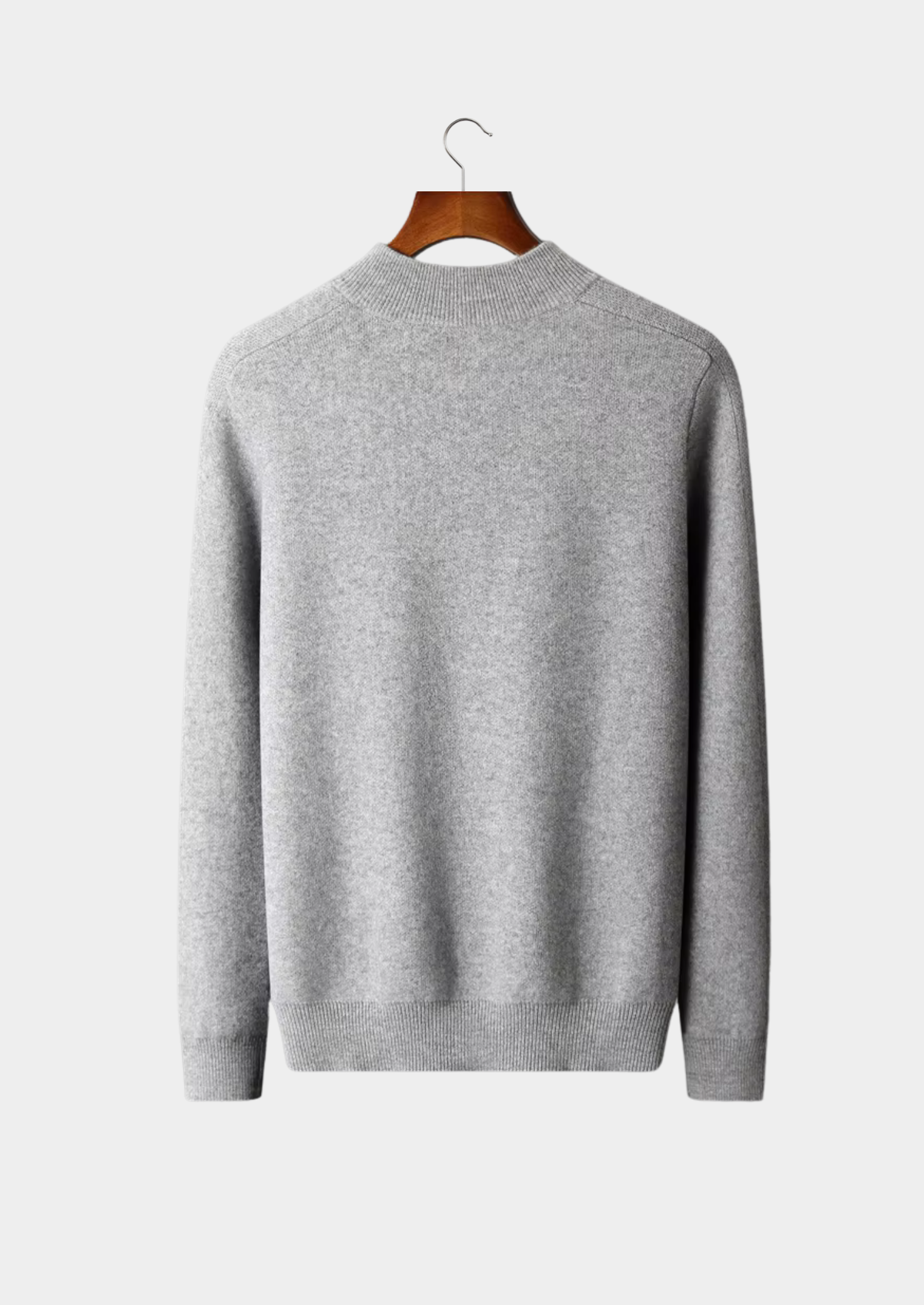 Premium Cashmere Essential Half-Zip Sweater | Castielli