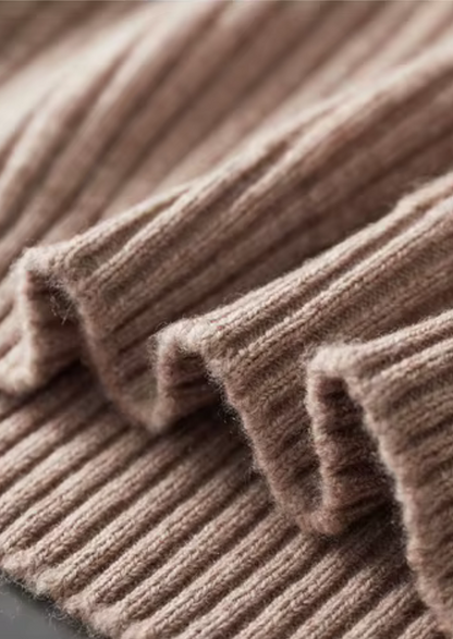 Pure Extra-Fine Merino Wool Ribbed Henley Sweater | Castielli