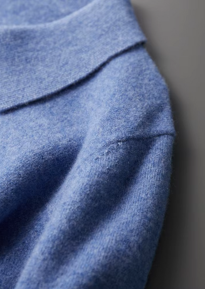 Pure Extra-Fine Merino Wool Half Zip Polo | Castielli