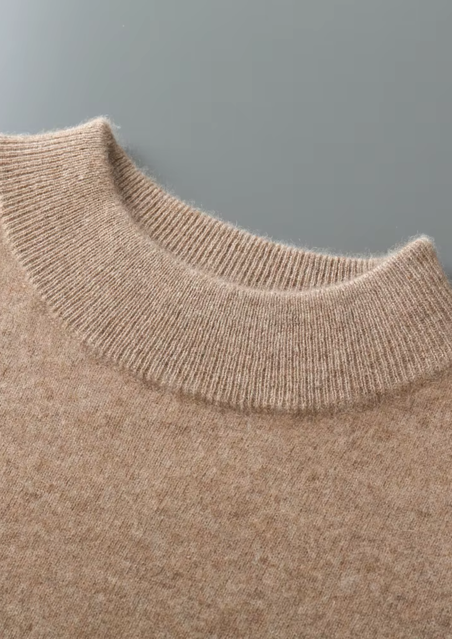 Pure Extra-Fine Merino Wool Classic Mockneck | Castielli