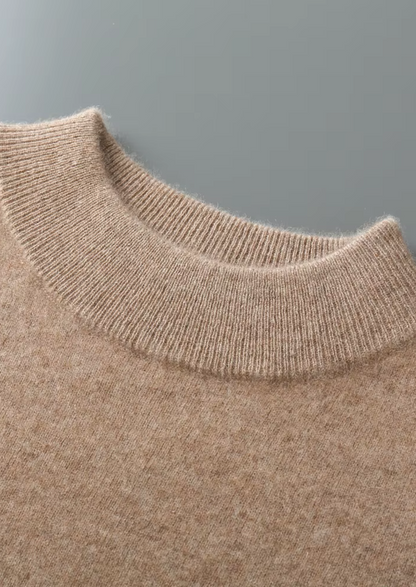 Pure Extra-Fine Merino Wool Classic Mockneck | Castielli