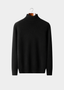 Pure Cashmere Black Essential Rollneck
