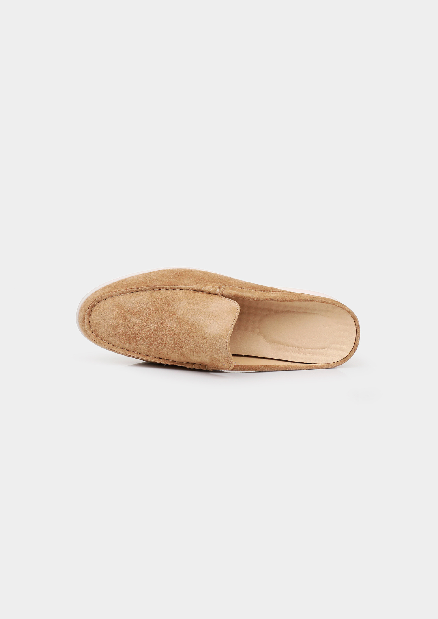 Caramel Marina Suede Slipper | Castielli