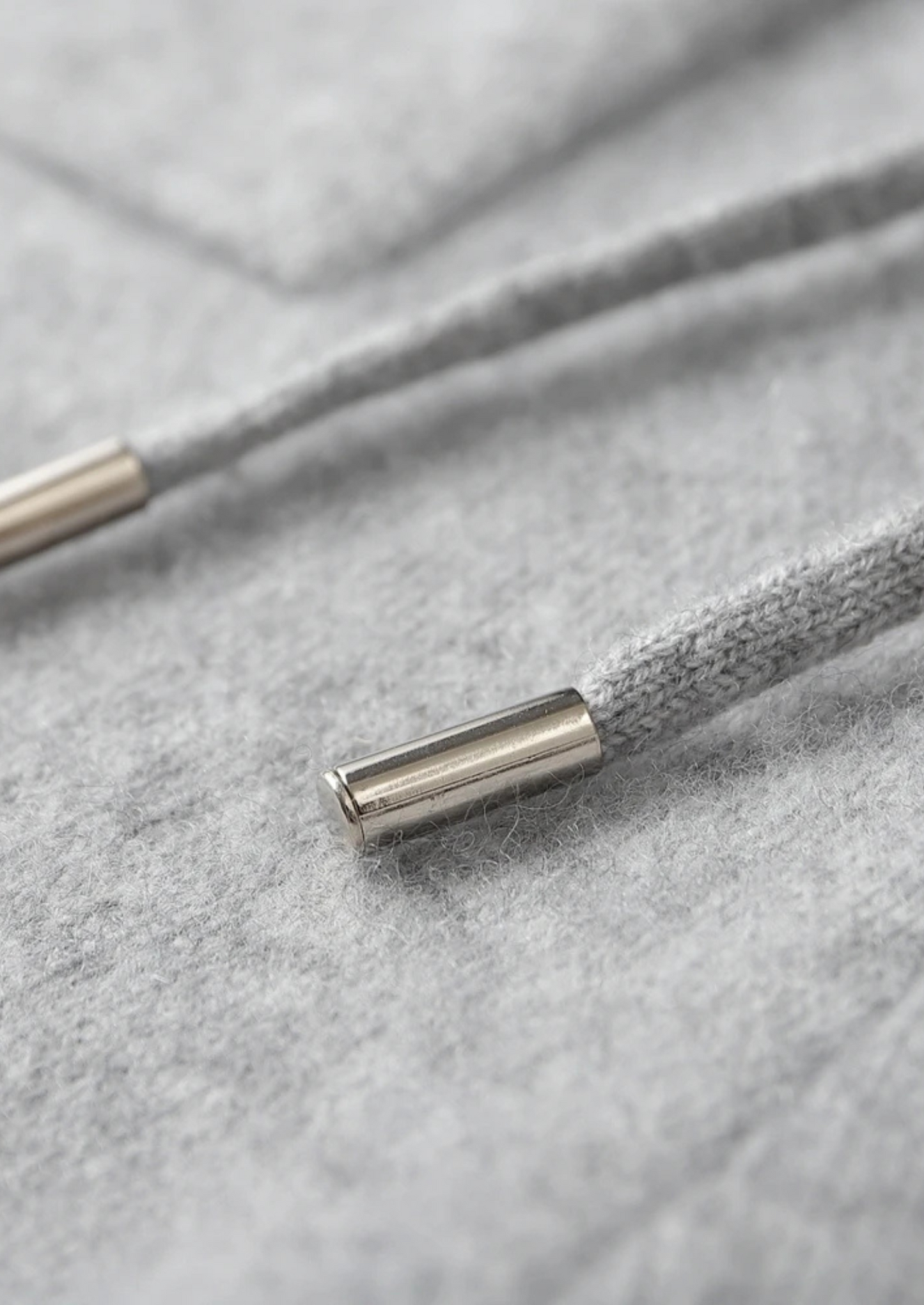 Premium Cashmere Light Gray Alain Leisure Set | Castielli